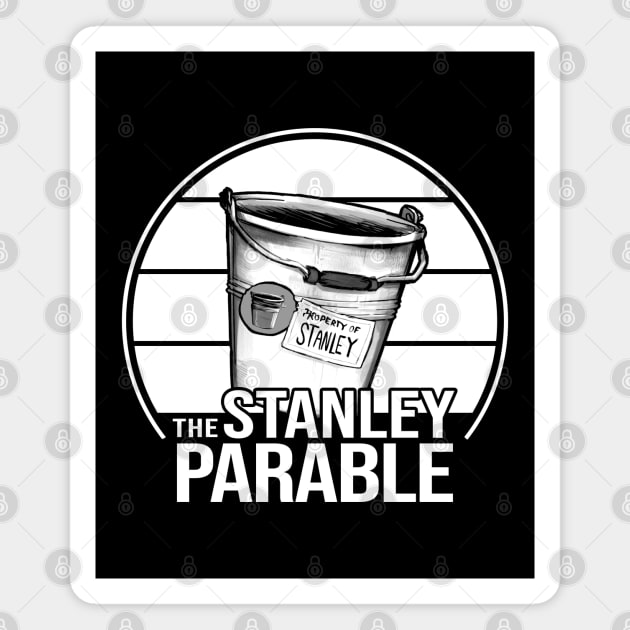 The stanley parable bucket Magnet by ActiveNerd